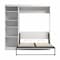Bestar Bestar Pur Full Murphy Bed with Shelving Unit (84W) in White 26898-17 - alternate 7